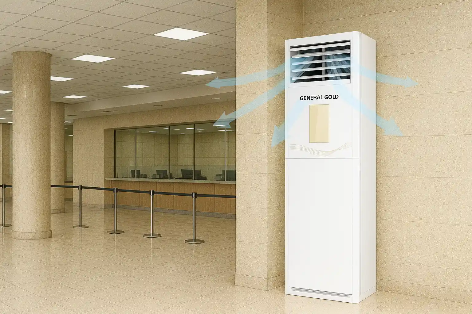 کولرگازی 36000 ایستاده کانورتر جنرال گلد-24