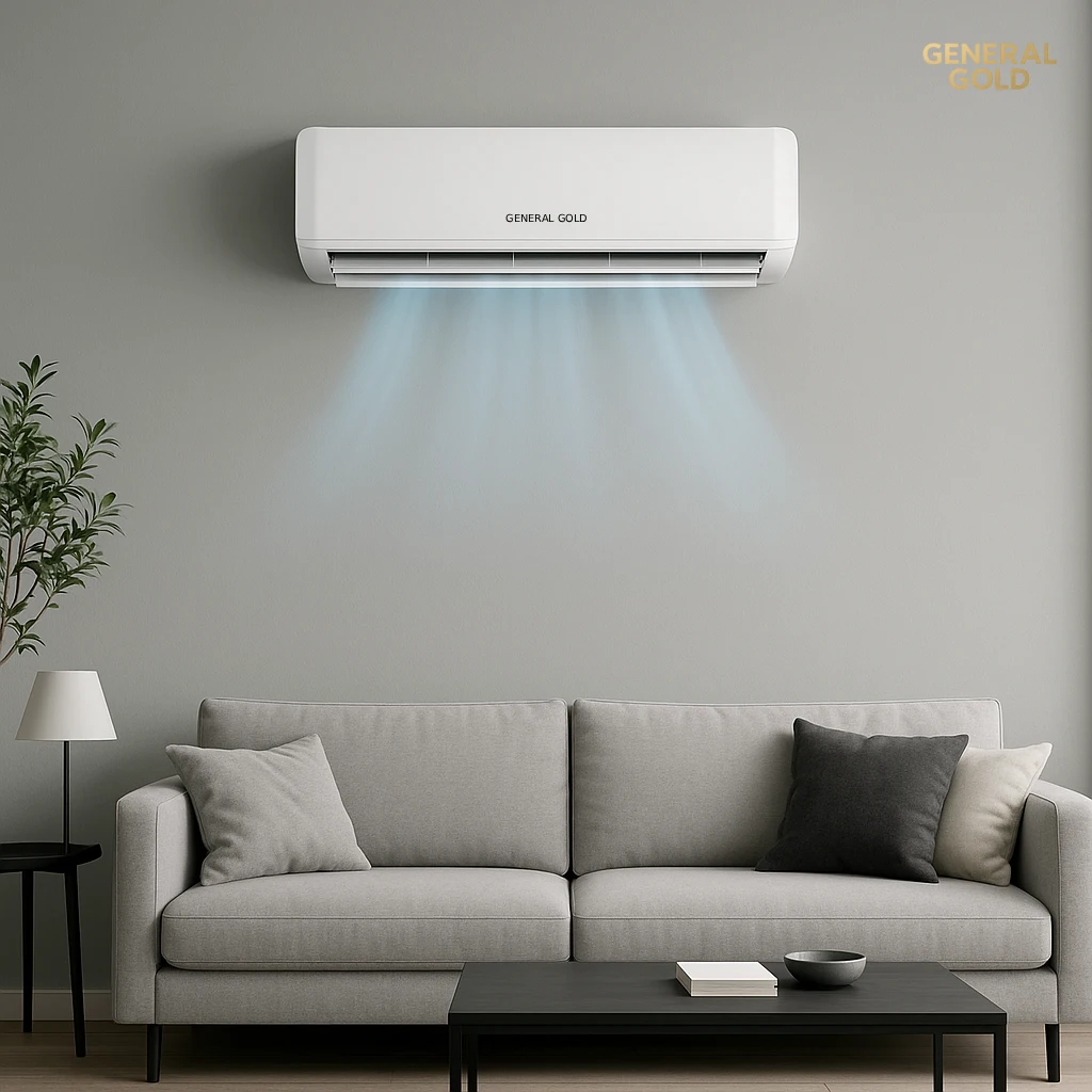 کولرگازی 12000 دورثابت(پرمصرف) جنرال‌ گلد سوپر GG-S12000SUPER-12