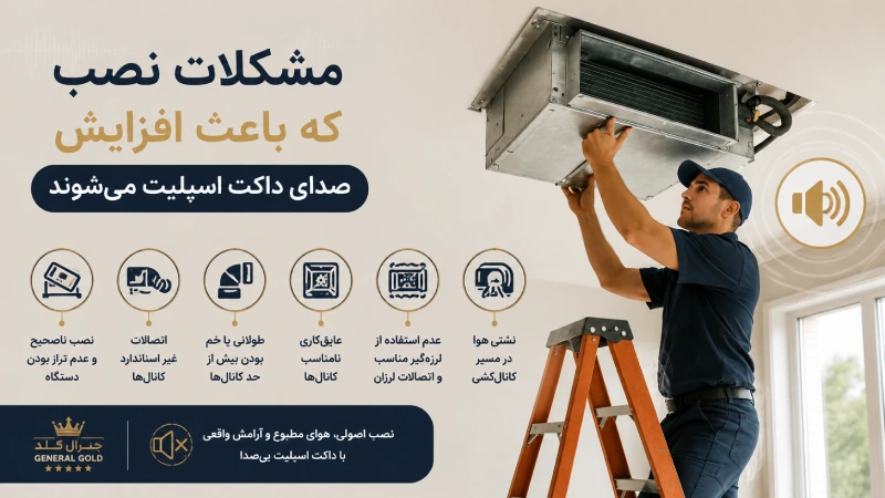 مشکلات نصب داکت اسپلیت
