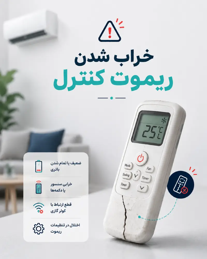 خراب شدن ریموت کنترل