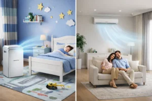 مقایسه کولر گازی دیواری و پرتابل