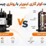 تفاوت کولر گازی اینورتر با روتاری چیست