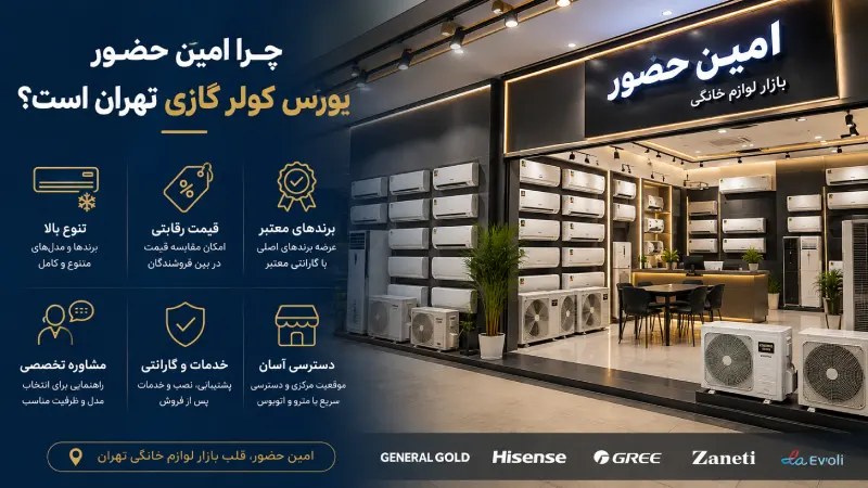 چرا امین حضور بورس کولر گازی تهران است؟