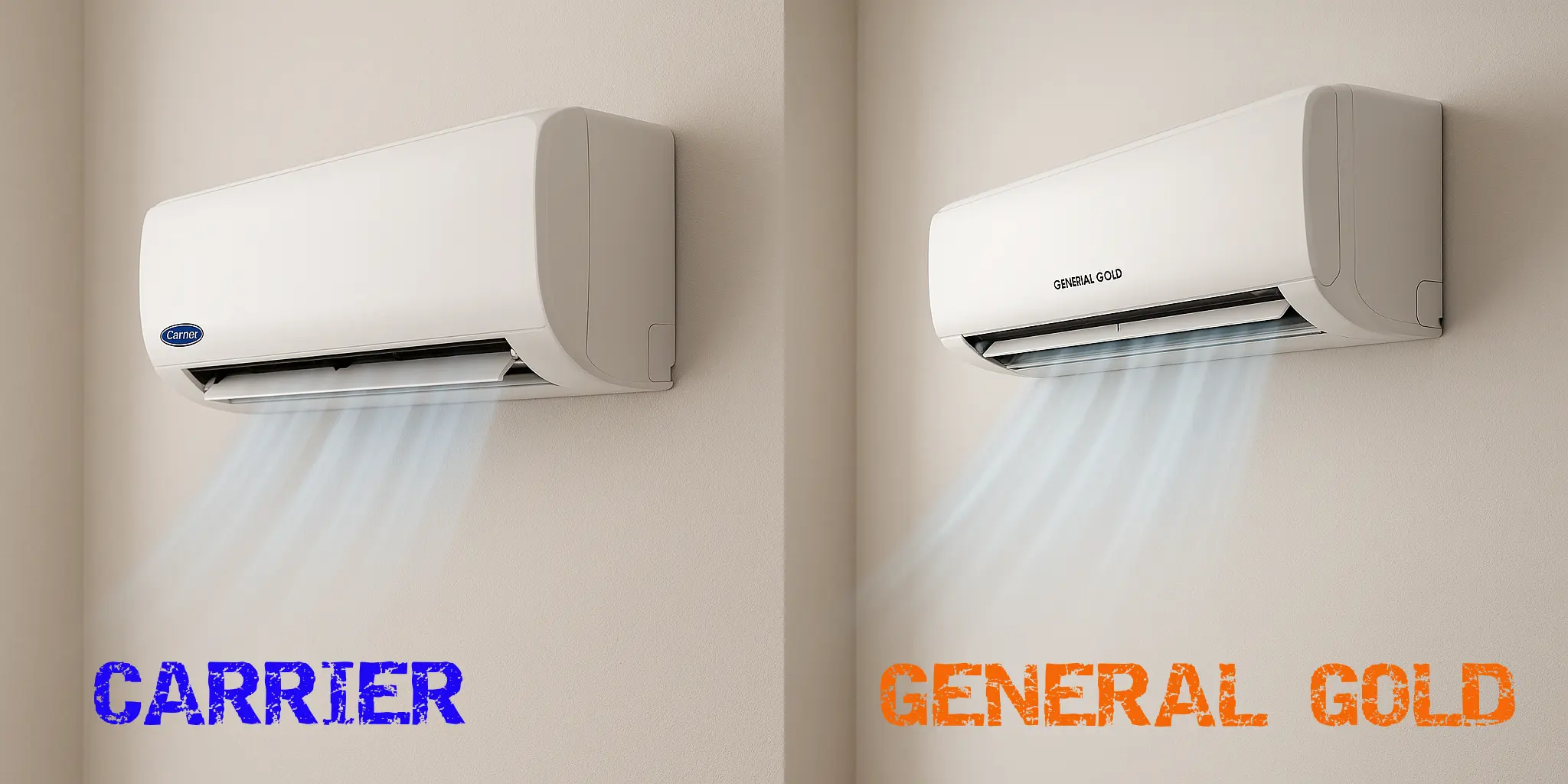 مقایسه کولرگازی جنرال گلد و کریر-12