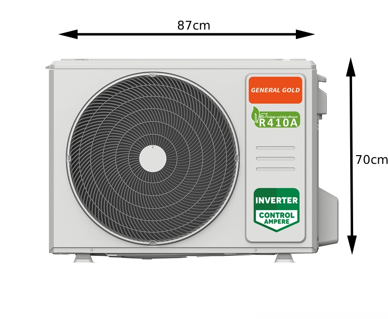 سایز کندانسور کولرگازی 24000 اینورتر جنرال گلد اسپارک5، GG-AS24000 SPARK5 General Gold(2023میلادی) 2 سایز کندانسور کولرگازی 24000 اینورتر جنرال گلد اسپارک5، GG-AS24000 SPARK5 General Gold(2023میلادی) 2