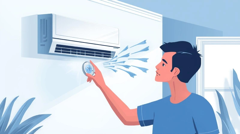 چرا کولر گازی یکسره کار می‌کند