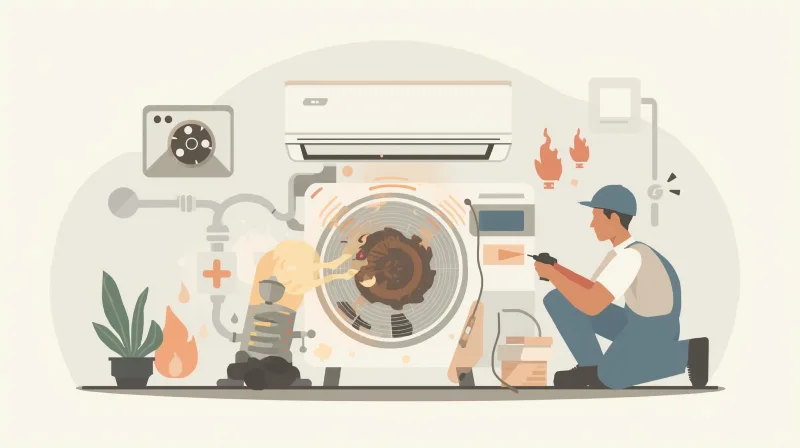 دلایل سوختن موتور کولر گازی