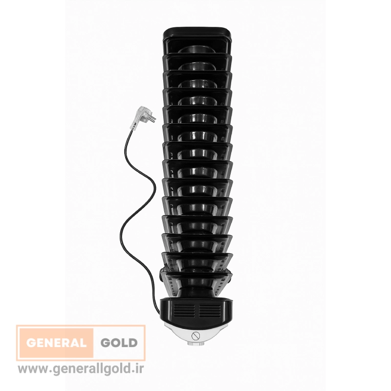 شوفاژ برقی جنرال گلد 15 پره فن دار